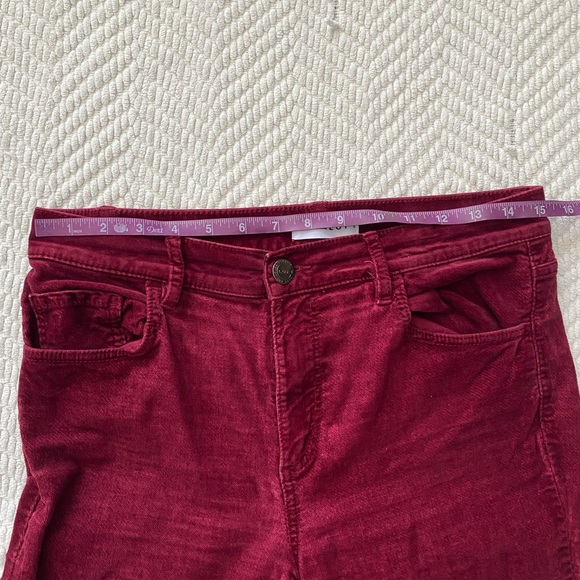 Loft velvet pants, red size 28 - Picture 4 of 9
